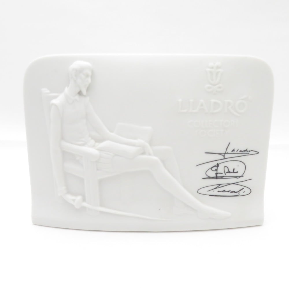 美品 LLADRO リヤドロ コレクターズ ソサエティ 「ドンキホーテ」 フィギュリン 置物 陶器人形 オブジェ SY11980S 【中古】