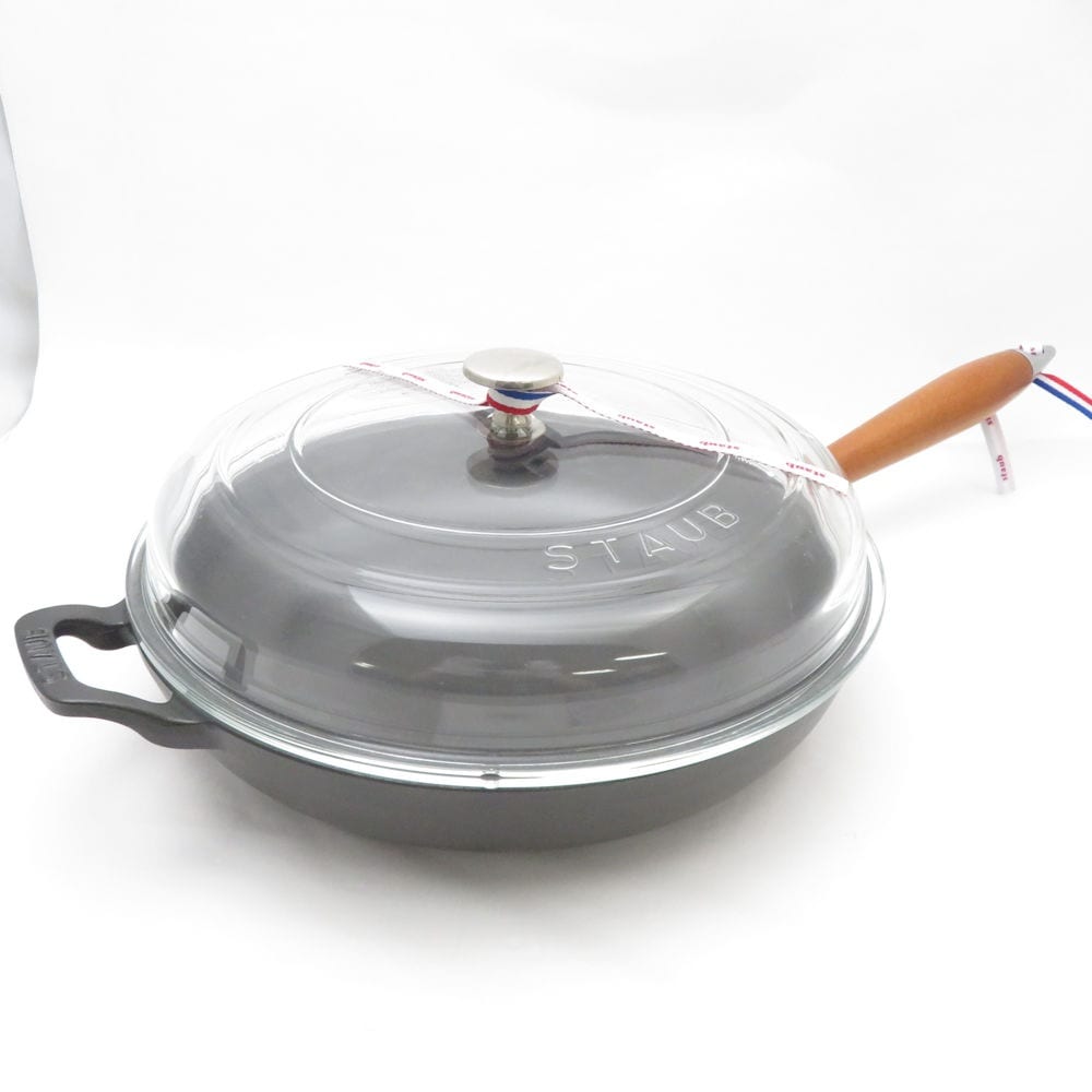 美品 STAUB ストウブ 復刻版ストウブ ヴィンテージフライパン フライパン 調理 料理 レア 希少 SY12186Z 【中古】