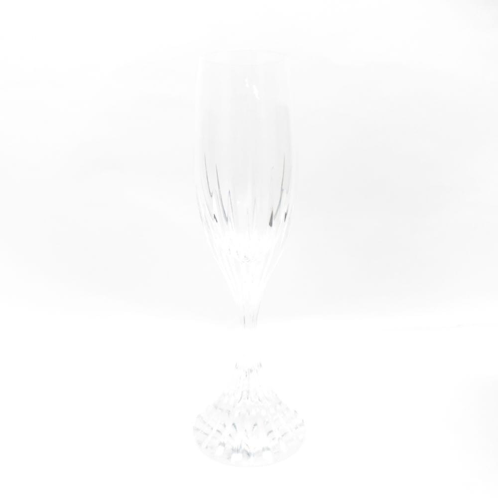 美品 Baccarat バカラ マッセナ シャンパングラス クリスタル フルート H21.5 テーブルウェア SU11462B3 【中古】