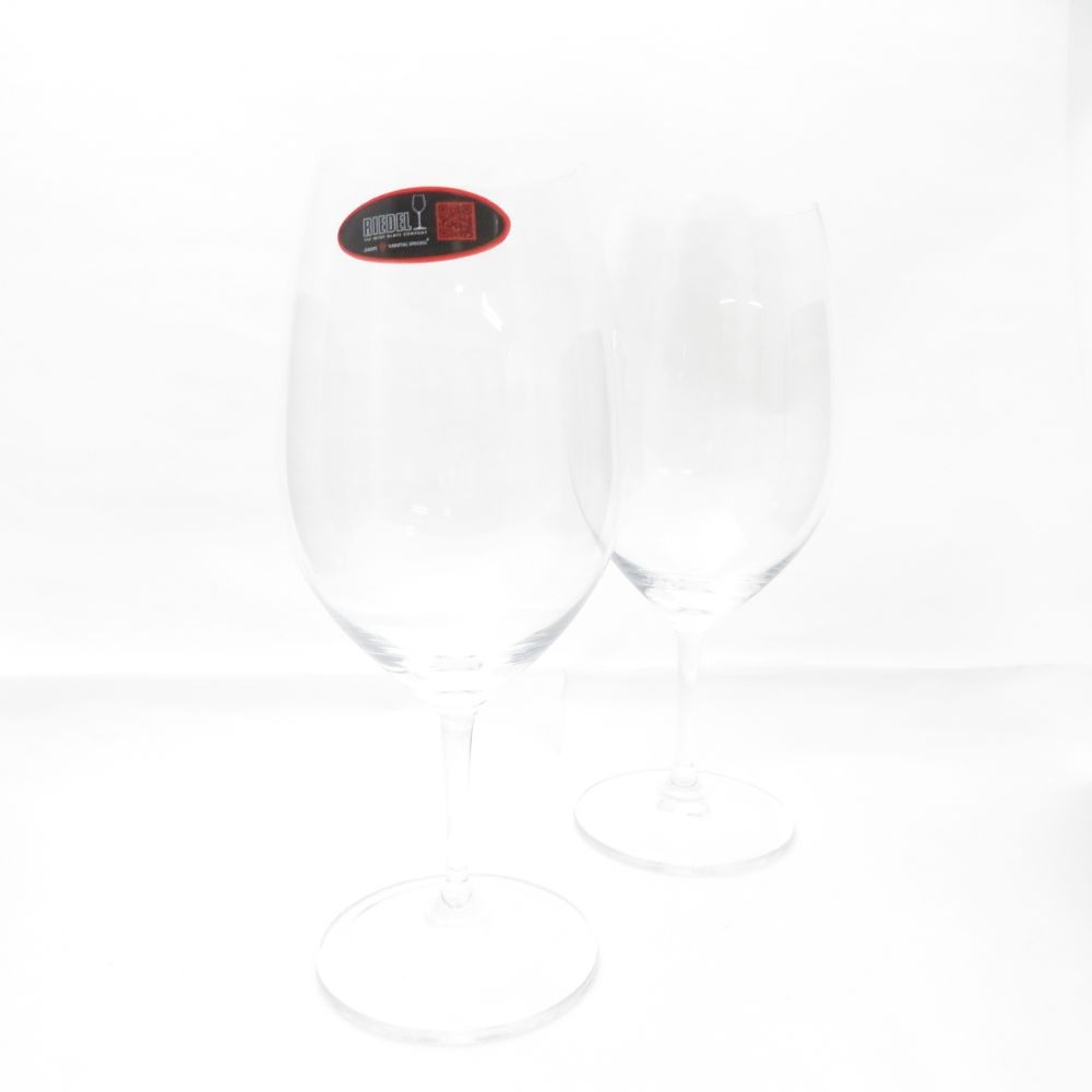 美品 RIEDEL リーデル ヴィノム シラー ワイングラス 2客 クリスタルガラス ペア SY12347C1 【中古】
