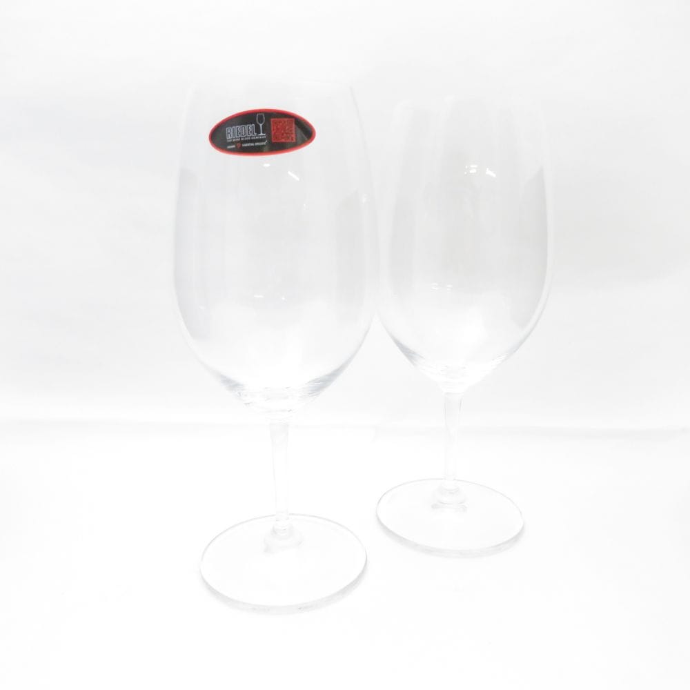 美品 RIEDEL リーデル ヴィノム シラー ワイングラス 2客 クリスタルガラス ペア SY12348C1 【中古】