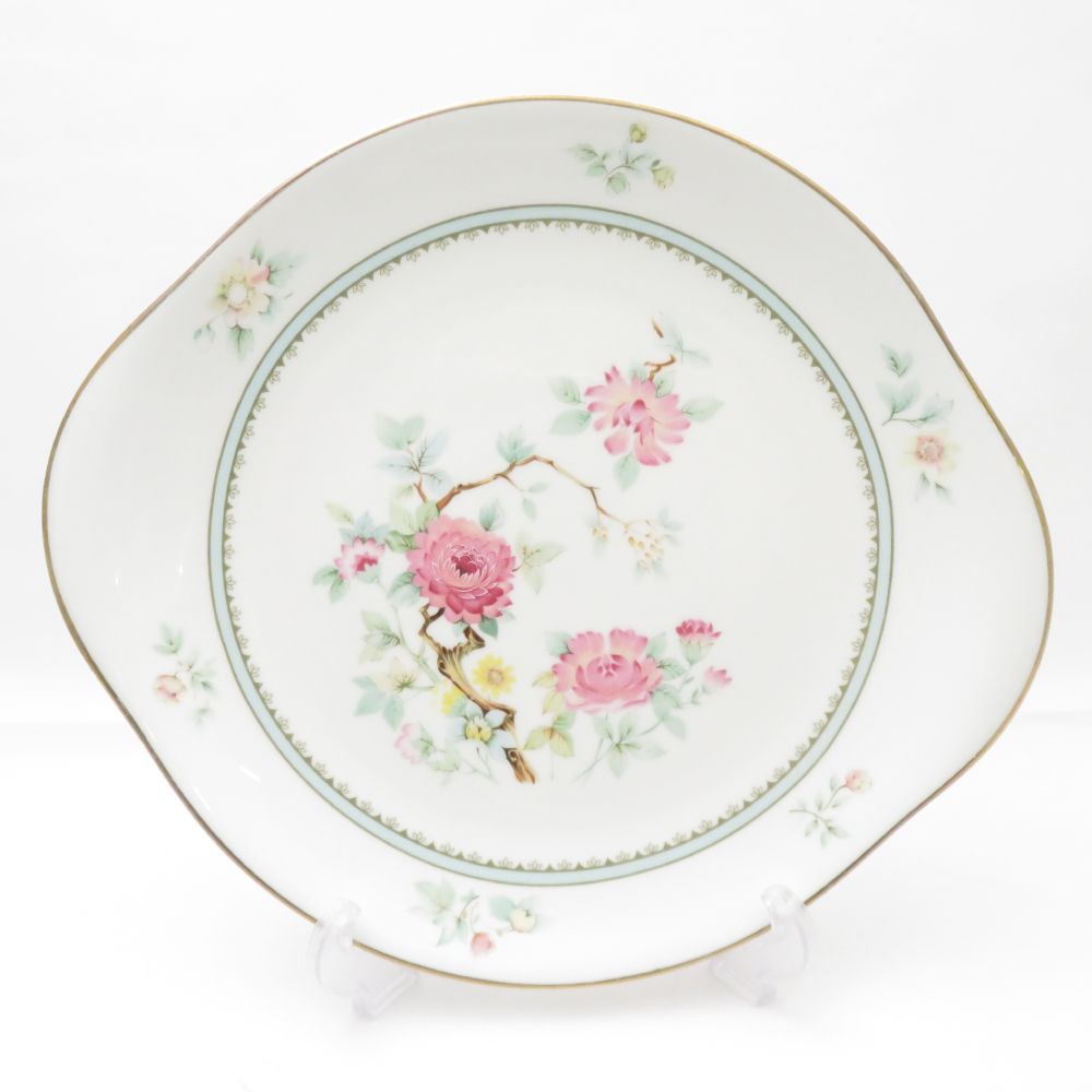 美品 ROYAL DOULTON ロイヤルドルトン KISMET キスメット 皿 1枚 27cmプレート 花柄 英国 レア 希少 SU11958L1 【中古】