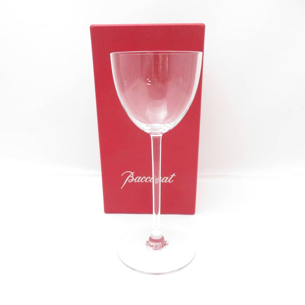美品 Baccarat バカラ ワイングラス 1客 クリスタル ロングステム H19 レア 希少 バーウェア SU11774V2 【中古】