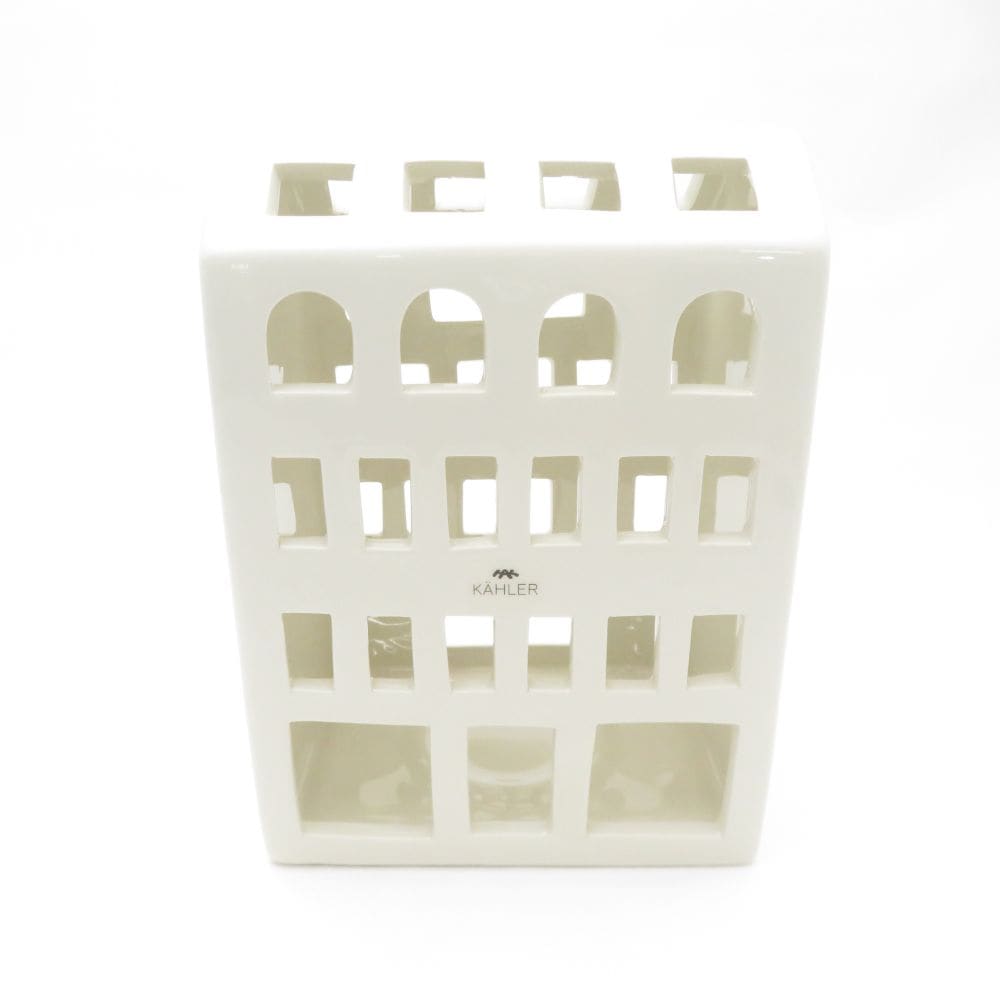 美品 KAHLER ケーラー Urbania アーバニア キャンドルホルダー 1点 陶器 北欧雑貨 インテリア SU12211K2 【中古】