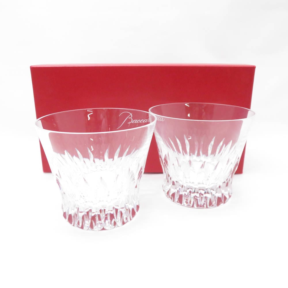 美品 Baccarat バカラ ヴィータ 2019 タンブラー 2点 ペア ロックグラス オールドファッション ST481A2 【中古】