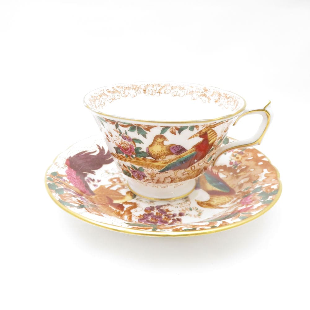 Royal Crown Derby ロイヤルクラウンダービー オールドエイビス ティーカップ＆ソーサー 紅茶 SO3312L1 【中古】