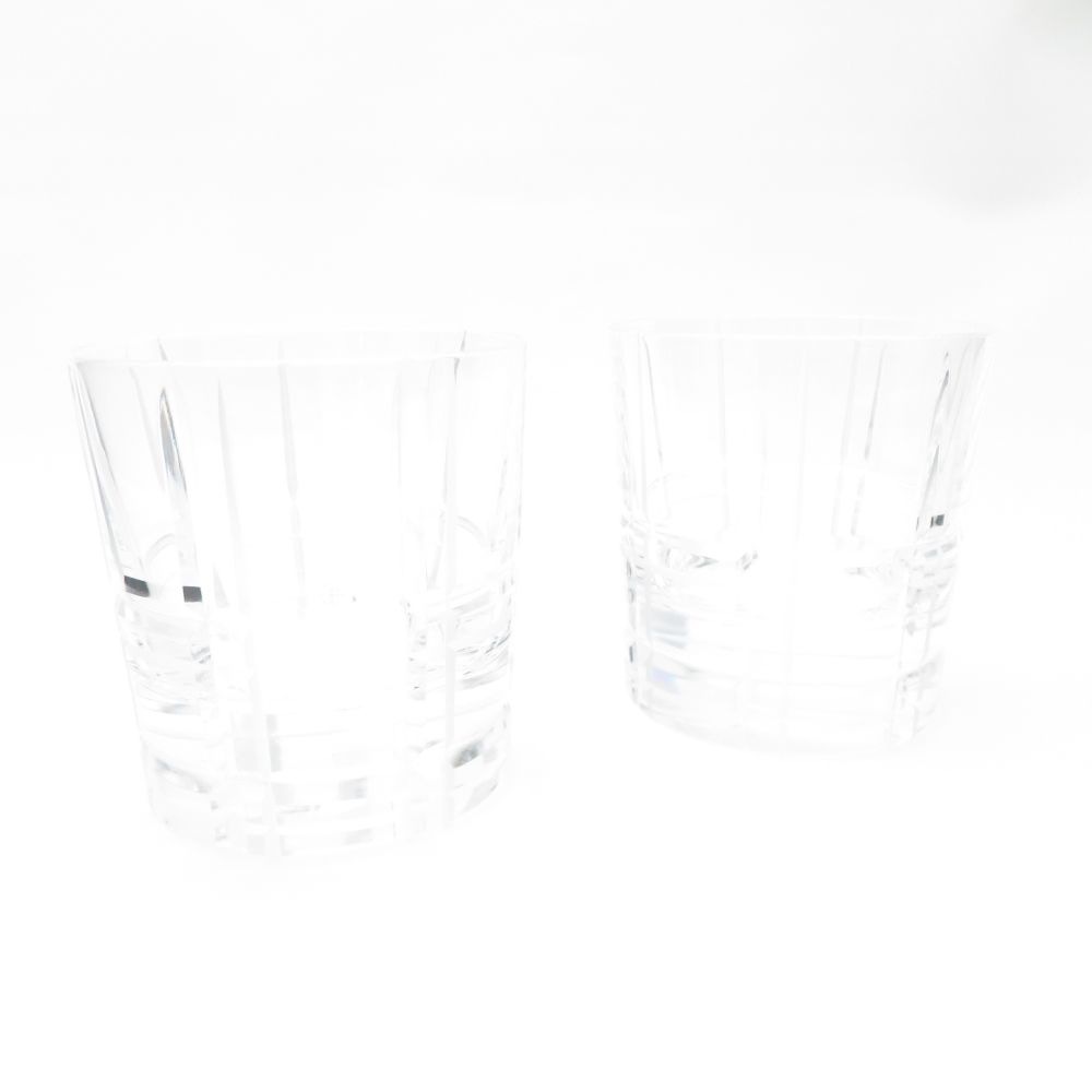 Christofle クリストフル スコティッシュ ロックグラス 2点 ペア SC7773H2 【中古】