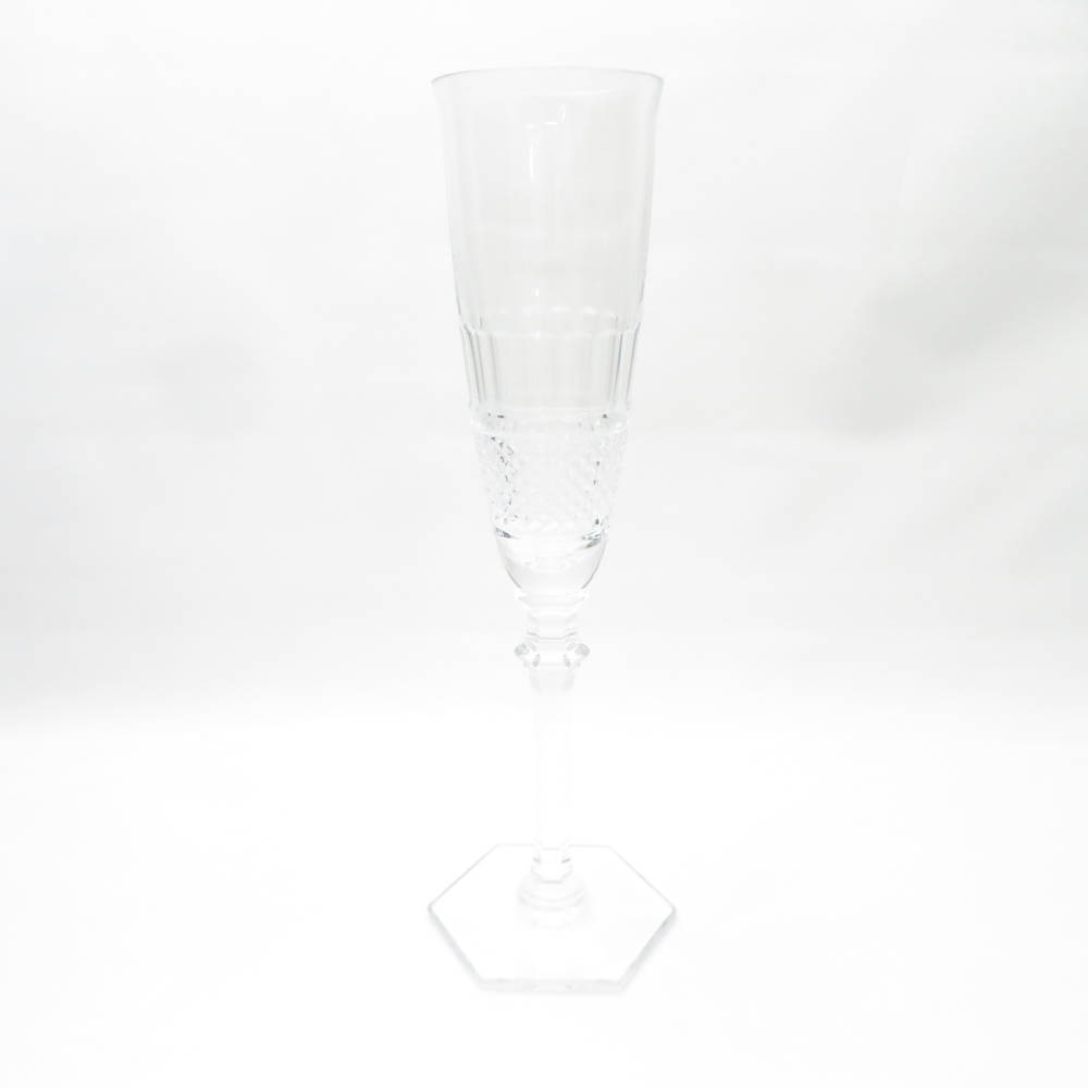 美品 Baccarat バカラ ディアマン シャンパングラス 1客 クリスタル H25cm SU12245J2 【中古】