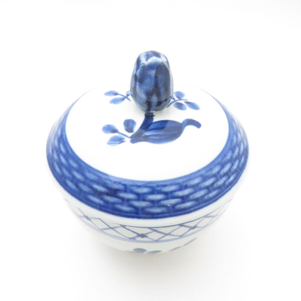 美品 ROYAL COPENHAGEN ロイヤルコペンハーゲン トランクェーバー シュガーポット 1点 小物入れ ポット SD99D2 【中古】