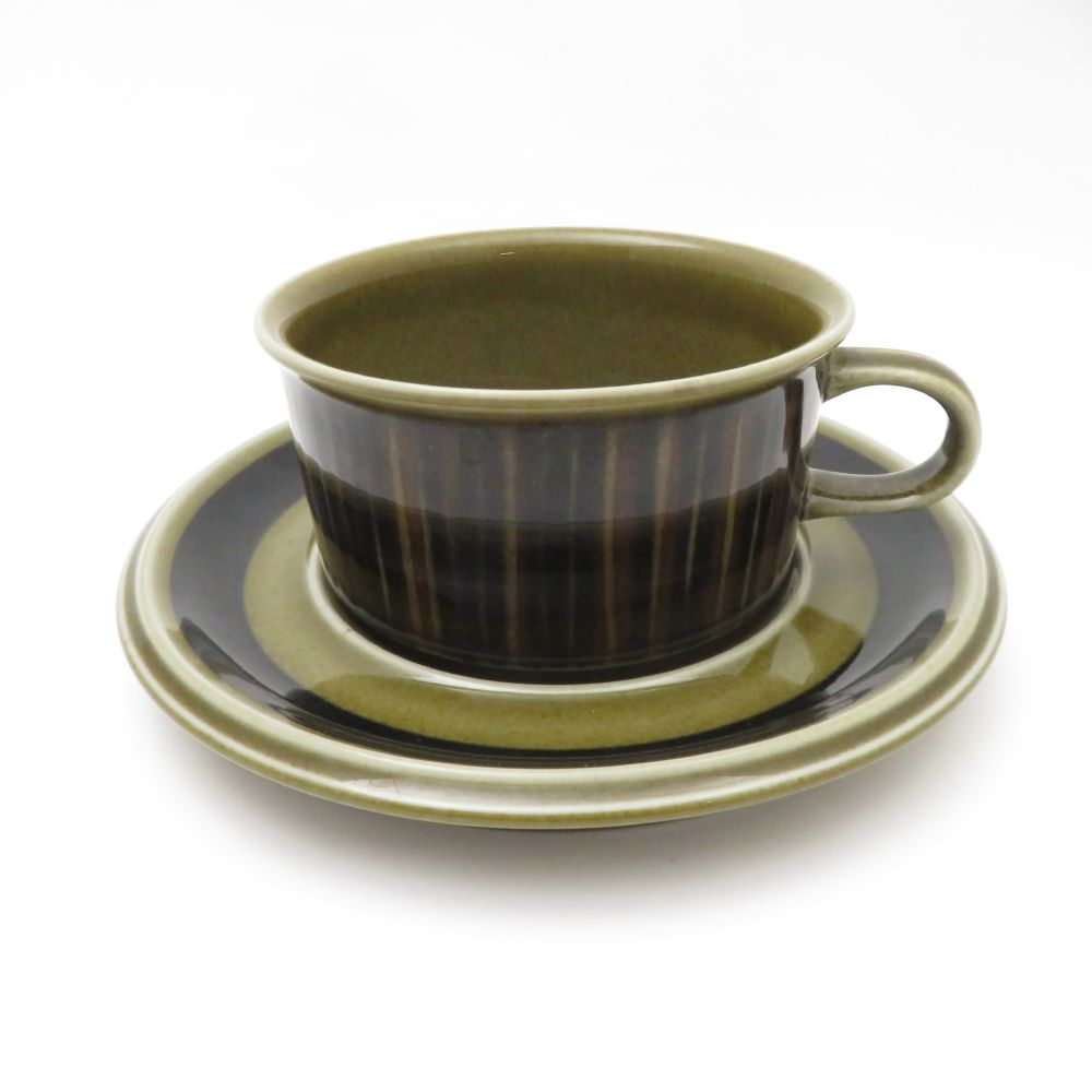 難有 ARABIA アラビア コスモス ティーカップ＆ソーサー 北欧 旧刻印 ウラ・プロコッペ SC7793Q1 【中古】