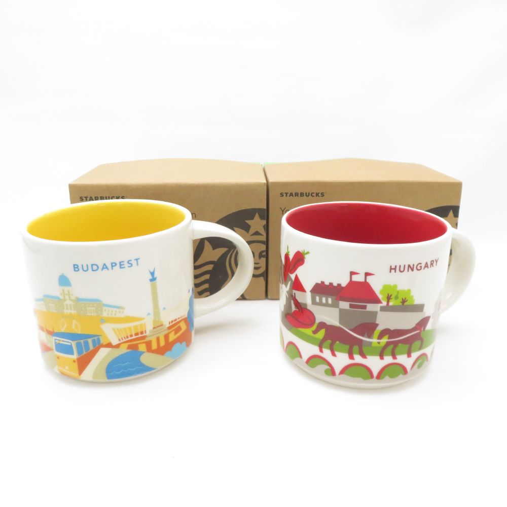スターバックス デミタスカップ You are Here ハンガリー 未使用 STARBUCKS スターバックス YOU ARE HERE CANADA