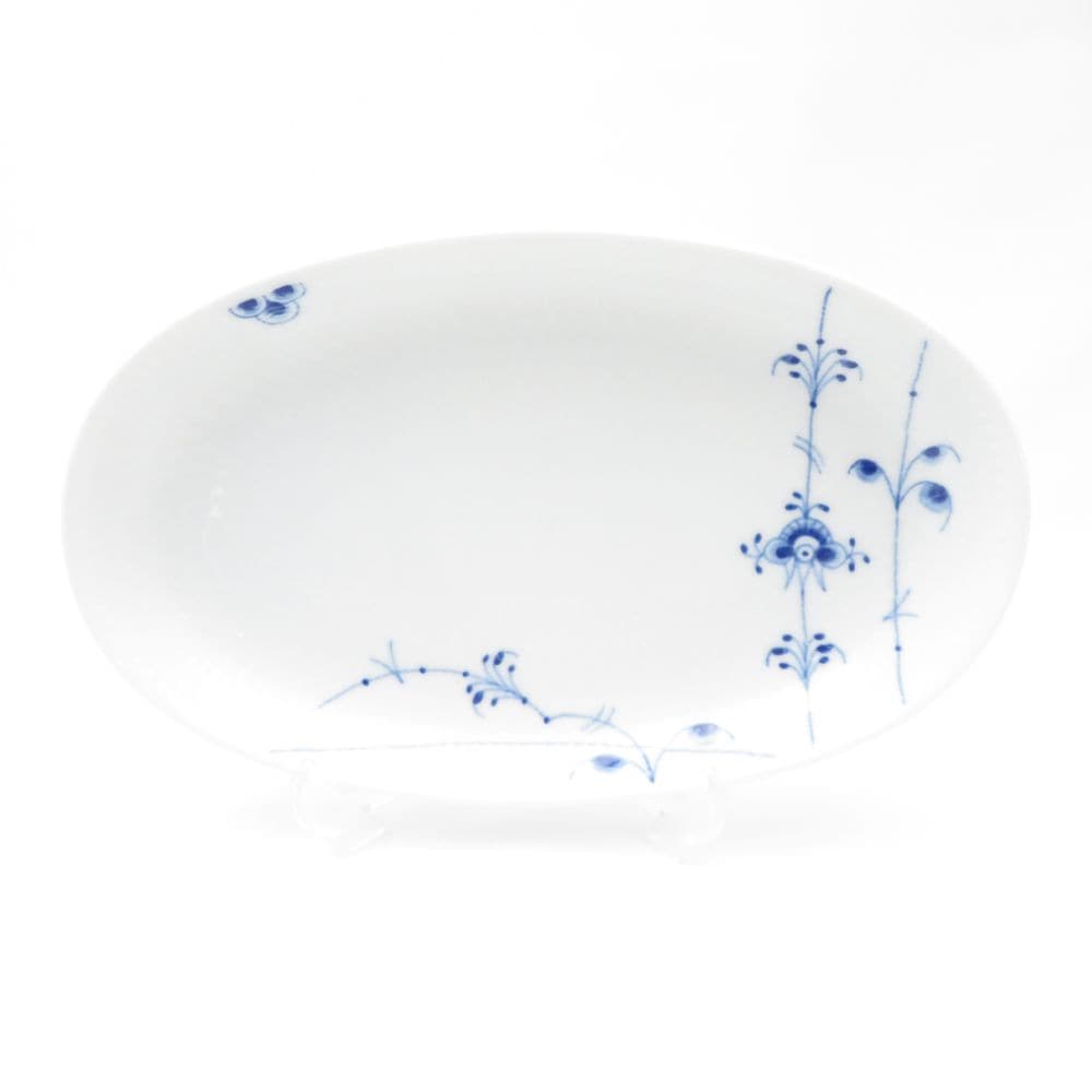 ROYAL COPENHAGEN ロイヤルコペンハーゲン ブルーパルメッテ 623 オーバルディッシュ 1枚 23cmプレート 皿 トレイ テーブルウェア SU12155X2 【中古】