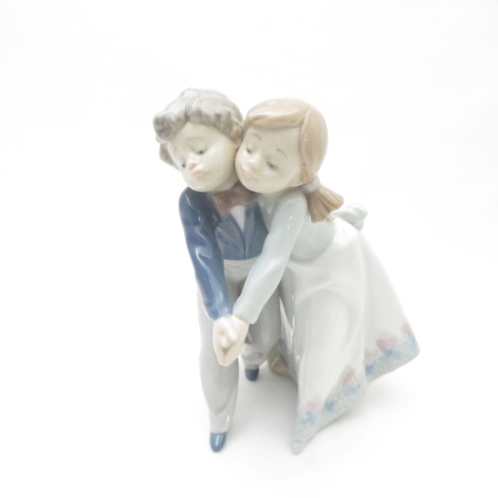 LLADRO リヤドロ 5741 ダンスは得意です Dancing Class フィギュリン 置物 陶器人形 廃盤 希少 レア SC7981C2 【中古】