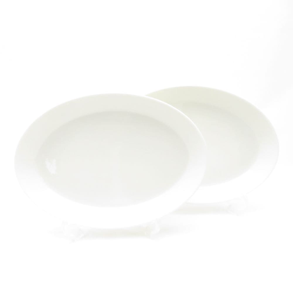 ARABIA アラビア ココ オーバルプレート 2枚 ペア 楕円皿 北欧 SO3404H2 【中古】