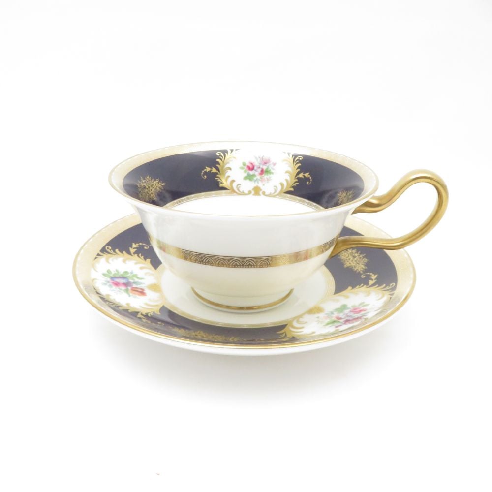 美品 WEDGWOOD ウェッジウッド グロブナーガーデン ティーカップ＆ソーサー ピオニー SU12467H2 【中古】