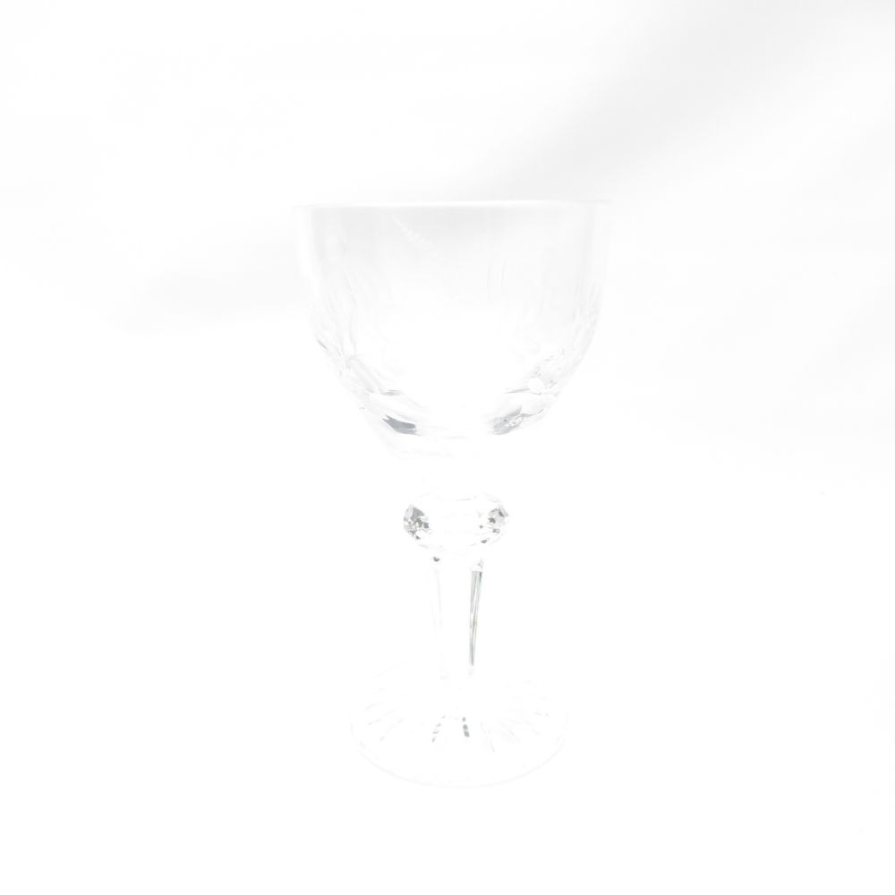 美品 Meissen Crystal マイセンクリスタル ブルーオニオン ワイングラス クリスタル H14.5cm SU12487S2 【中古】