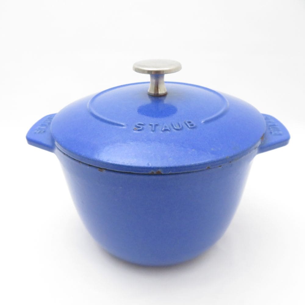 難有 STAUB ストウブ ラ ココット de GOHAN 鍋 2合炊き SY12759 【中古】