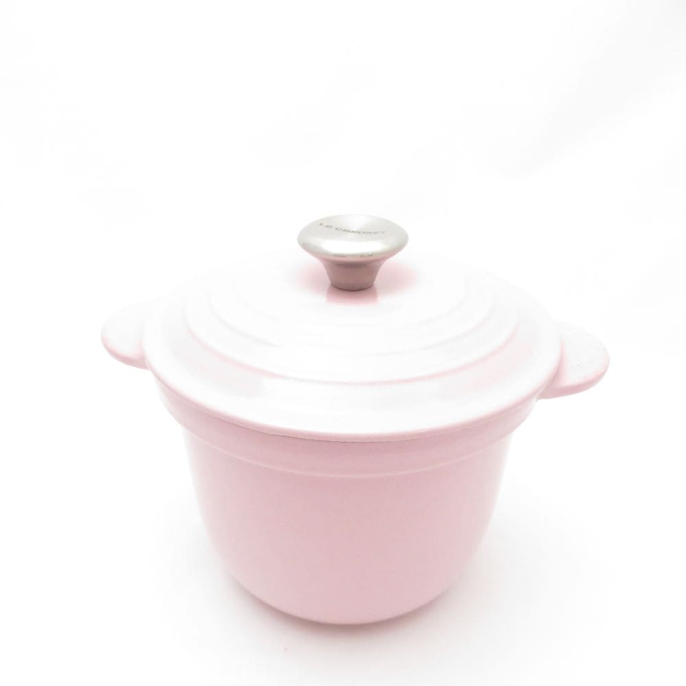 Le Creuset ルクルーゼ ココットエブリィ 両手鍋 インナーリッド 2点 内蓋付 料理 18cm SO3520Z 【中古】