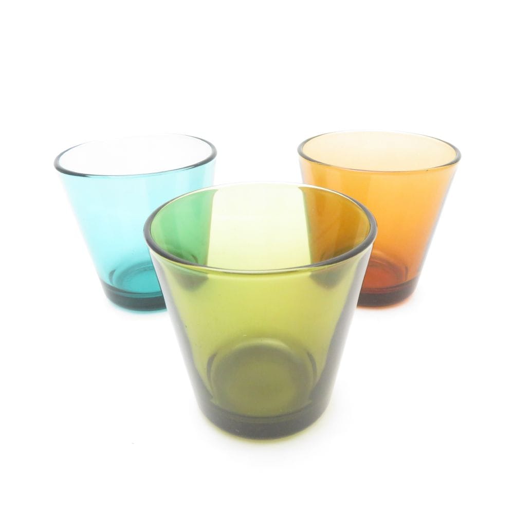 iittala イッタラ カルティオ リオブラウン/サンド/シーブルー グラス 3点 セット タンブラー コップ 北欧 SU12302Q1 【中古】
