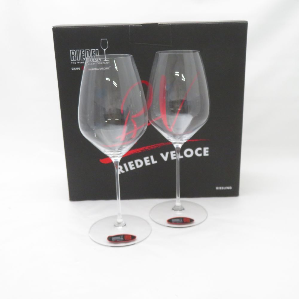 未使用 RIEDEL リーデル ヴェローチェ リースリング ワイングラス 2客 ペア SM4197U2 【中古】