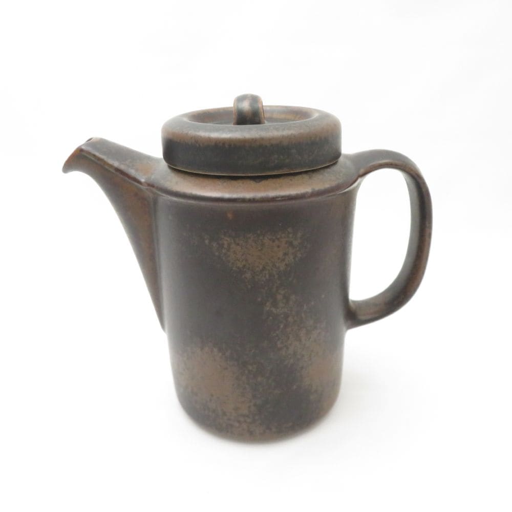 美品 ARABIA アラビア ルスカ コーヒーポット 北欧 王冠マーク 旧ロゴ SM4189J1 【中古】