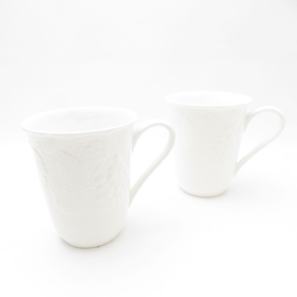 WEDGWOOD ウェッジウッド ストロベリー＆バイン マグカップ 2点 ペア コップ 黒壺 SM4166B3 【中古】