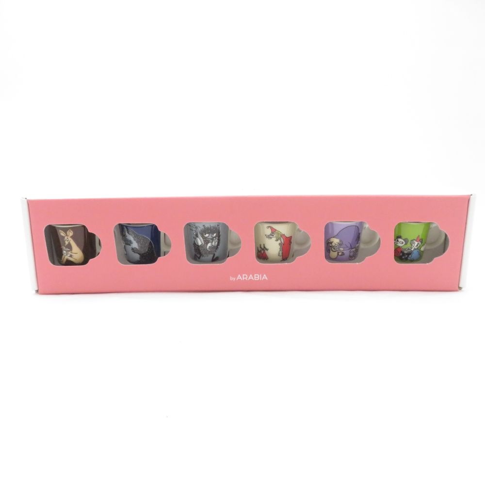 未使用 ARABIA アラビア ムーミン ミニマグ オーナメント 6点 クリスマス 北欧 フィンランド SY12763B3 【中古】