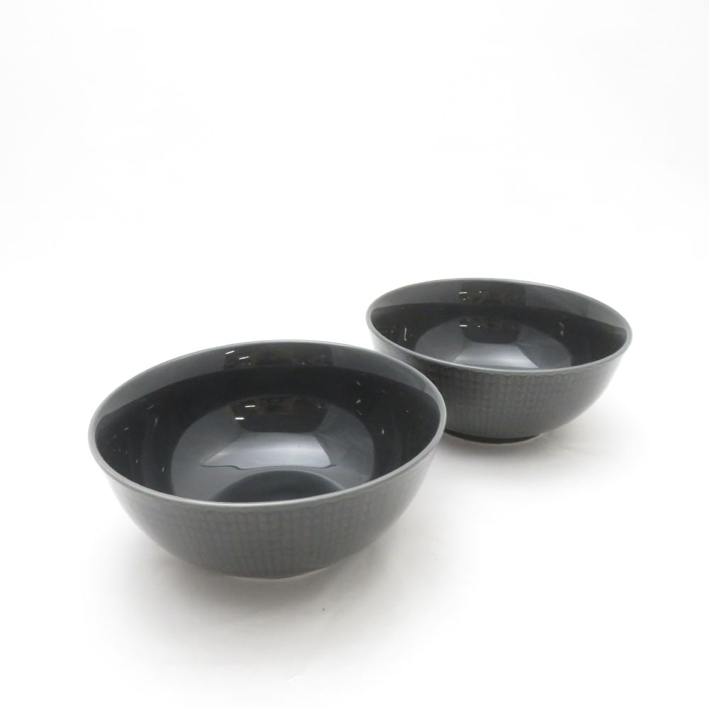 美品 Rorstrand ロールストランド SWEDISH GRACE スウェディッシュグレース ボウル 2枚 ペア 深皿 ディープ SY12770B3 【中古】