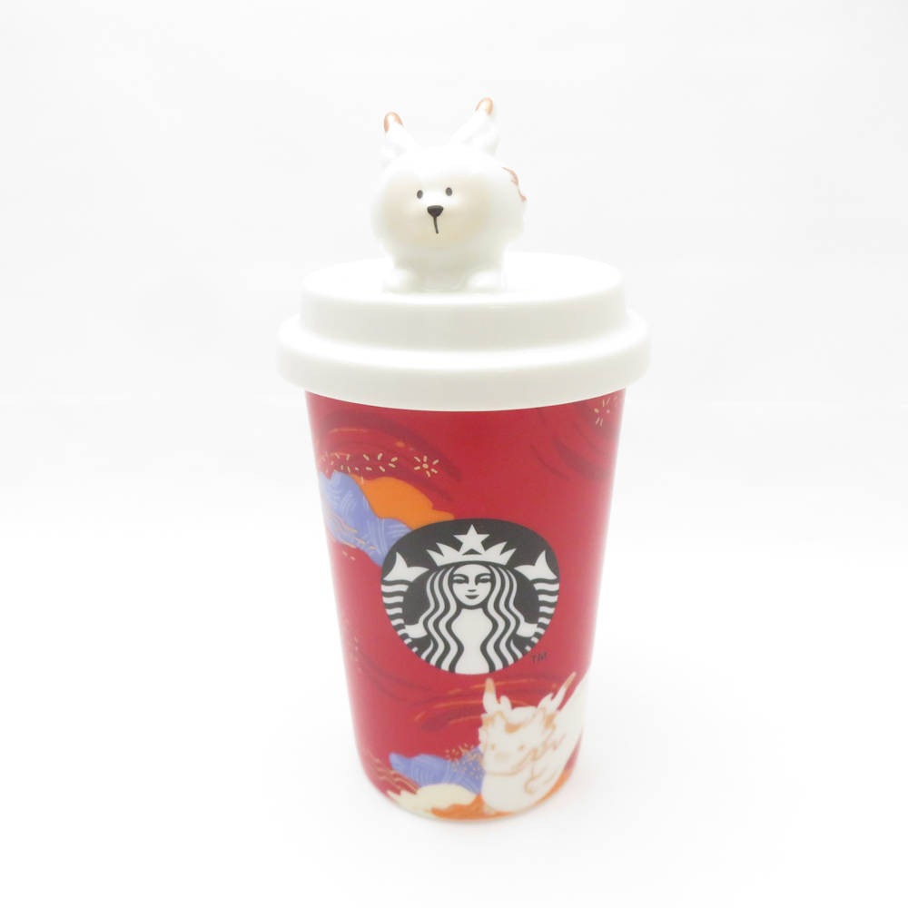 未使用 STARBUCKS スターバックス ニューイヤー ドラゴン キャニスター 1点 スタバ 辰年 辰 龍 竜 Dragon 干支 SC8191S1 【中古】