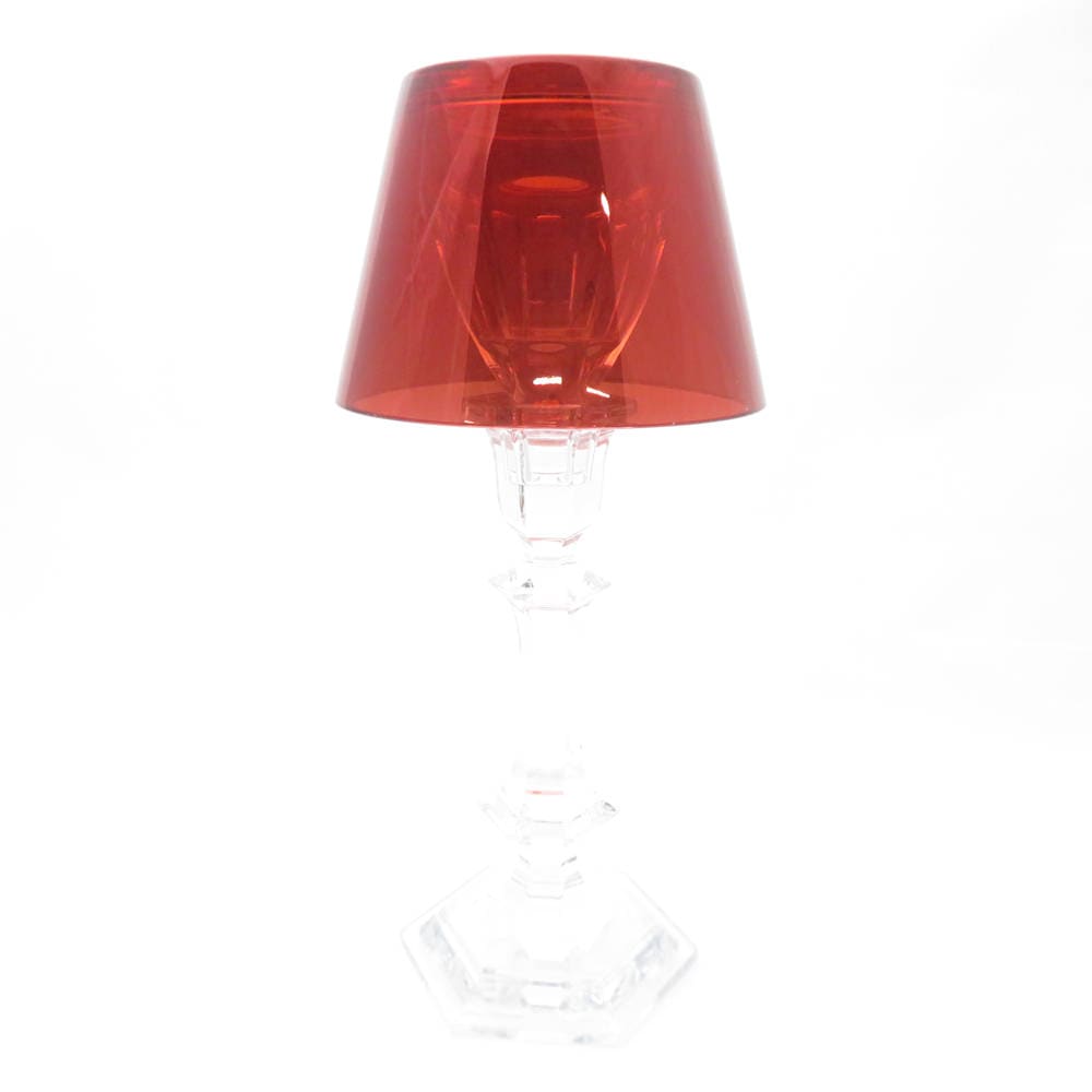 Baccarat バカラ アワファイヤー キャンドルスタンド 1点 クリスタル インテリア オブジェ 置物 スタルク SY12713B3 【中古】