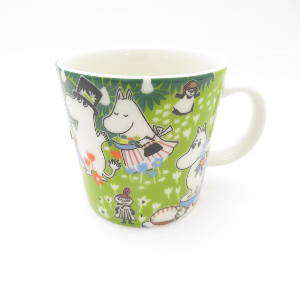 未使用 ARABIA アラビア TOVE 100 メガネなし マグカップ 限定 記念 レア 旧ロゴ 北欧 SO3445D2 【中古】