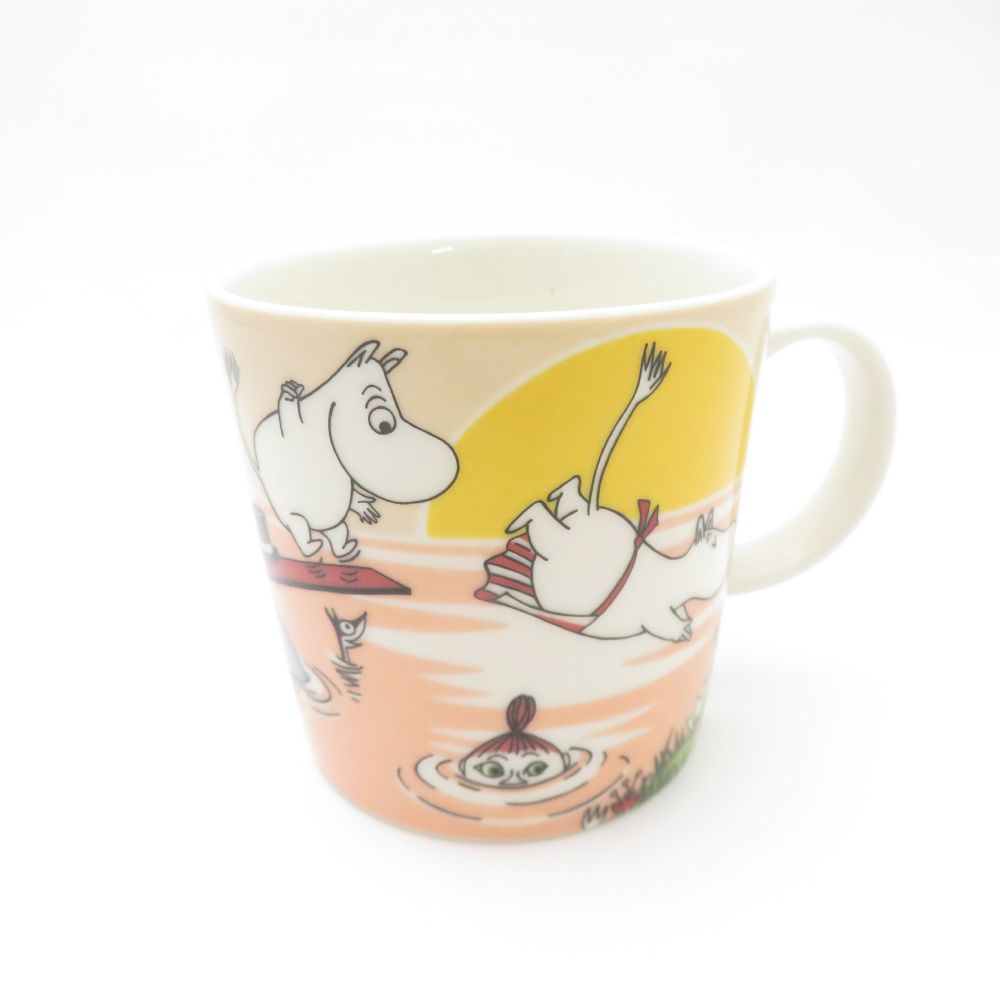 未使用 ARABIA アラビア イブニングスイム マグカップ 2019年夏限定 ムーミンマグ 北欧 廃盤 SO3465D2 【中古】