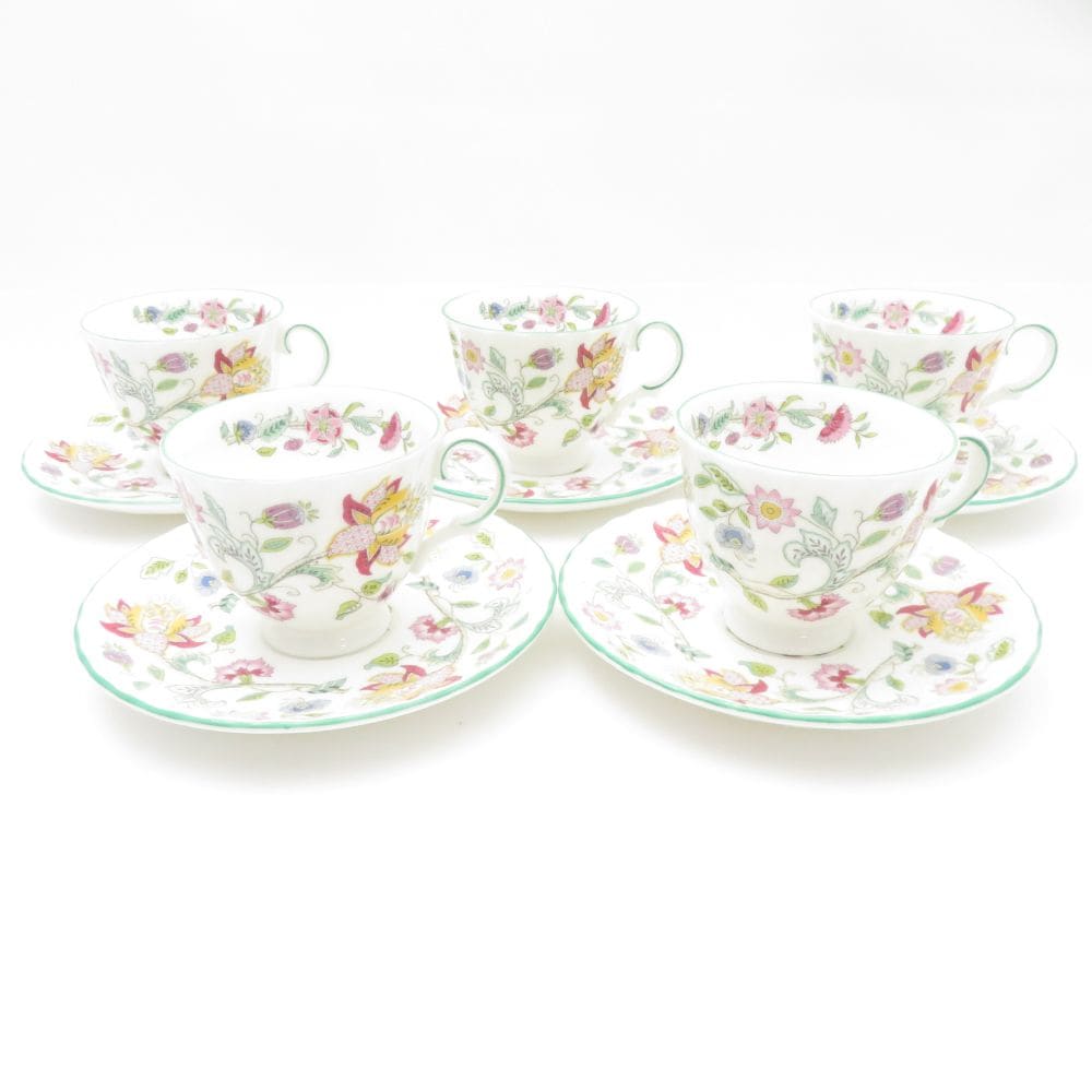 MINTON ティーカップセット 花柄 7点（ミントン カップ