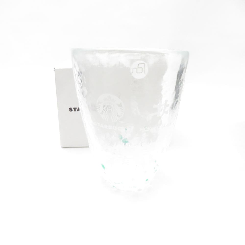 未使用 STARBUCKS スターバックス JIMOTO made 津軽びいどろ 北洋硝子 青森 TSUGARU グラス ガラス 266ml コップ タンブラー スタバ 伝統工芸 SU12658K1 【中古】