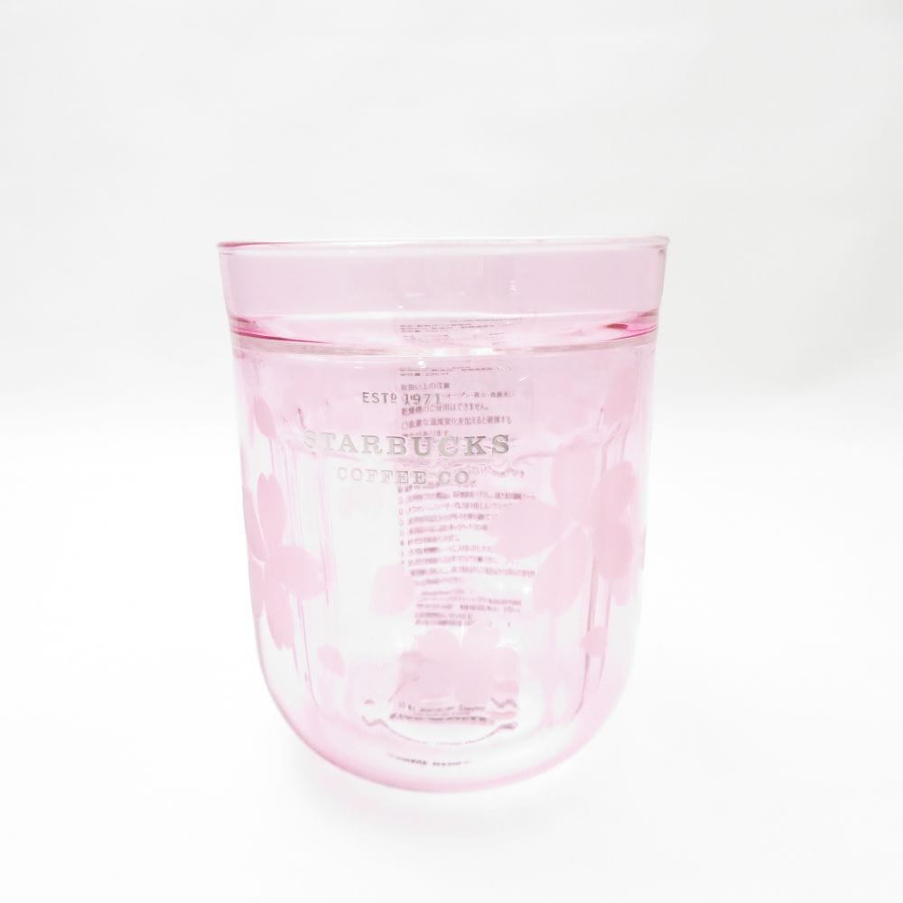 未使用 STARBUCKS スターバックス SAKURA2021 耐熱グラス 1点 ガラス さくら 桜 限定 コップ スタバ SO3495D1 【中古】