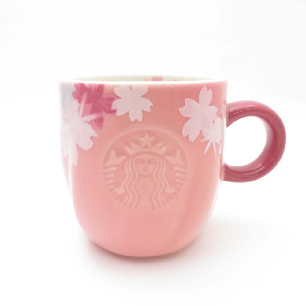 未使用 STARBUCKS スターバックス SAKURA2019 ブライトピンク マグカップ 1点 陶器 355ml コップ 桜 さくら スタバ SC8071A1 【中古】