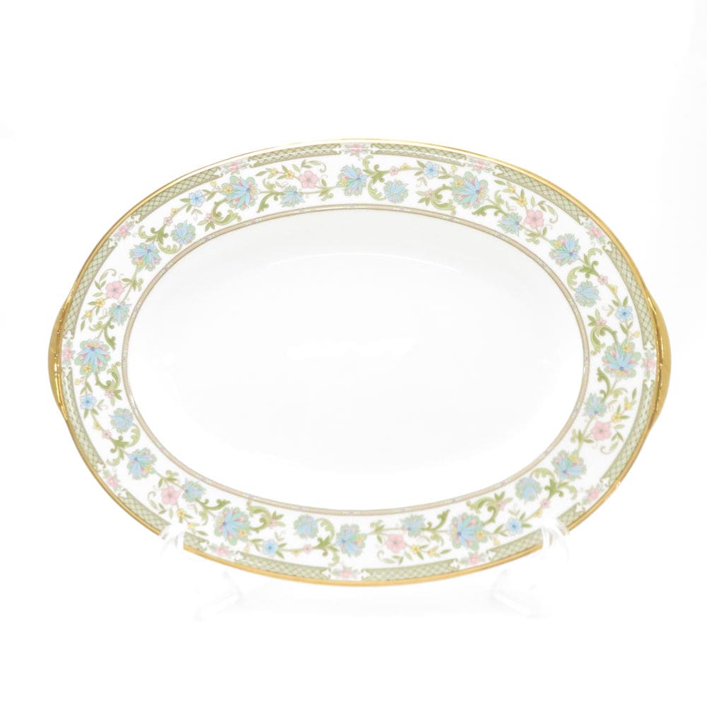 美品 Noritake ノリタケ YOSHINO ヨシノ オーバルプレート 37cmプレート 大皿 楕円 プラター SC8301G1 【中古】