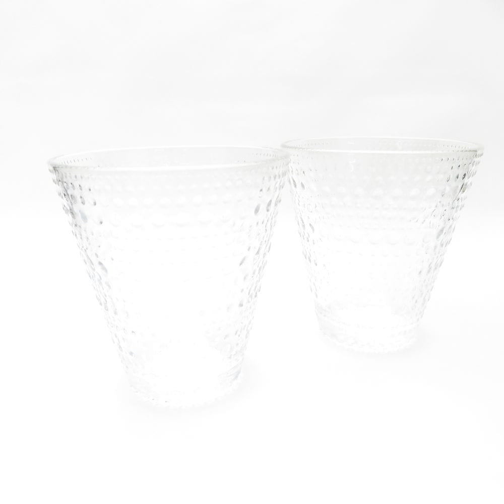 美品 iittala イッタラ カステヘルミ タンブラー 2点 ペア グラス 約300ml 北欧 SC8178B3 【中古】