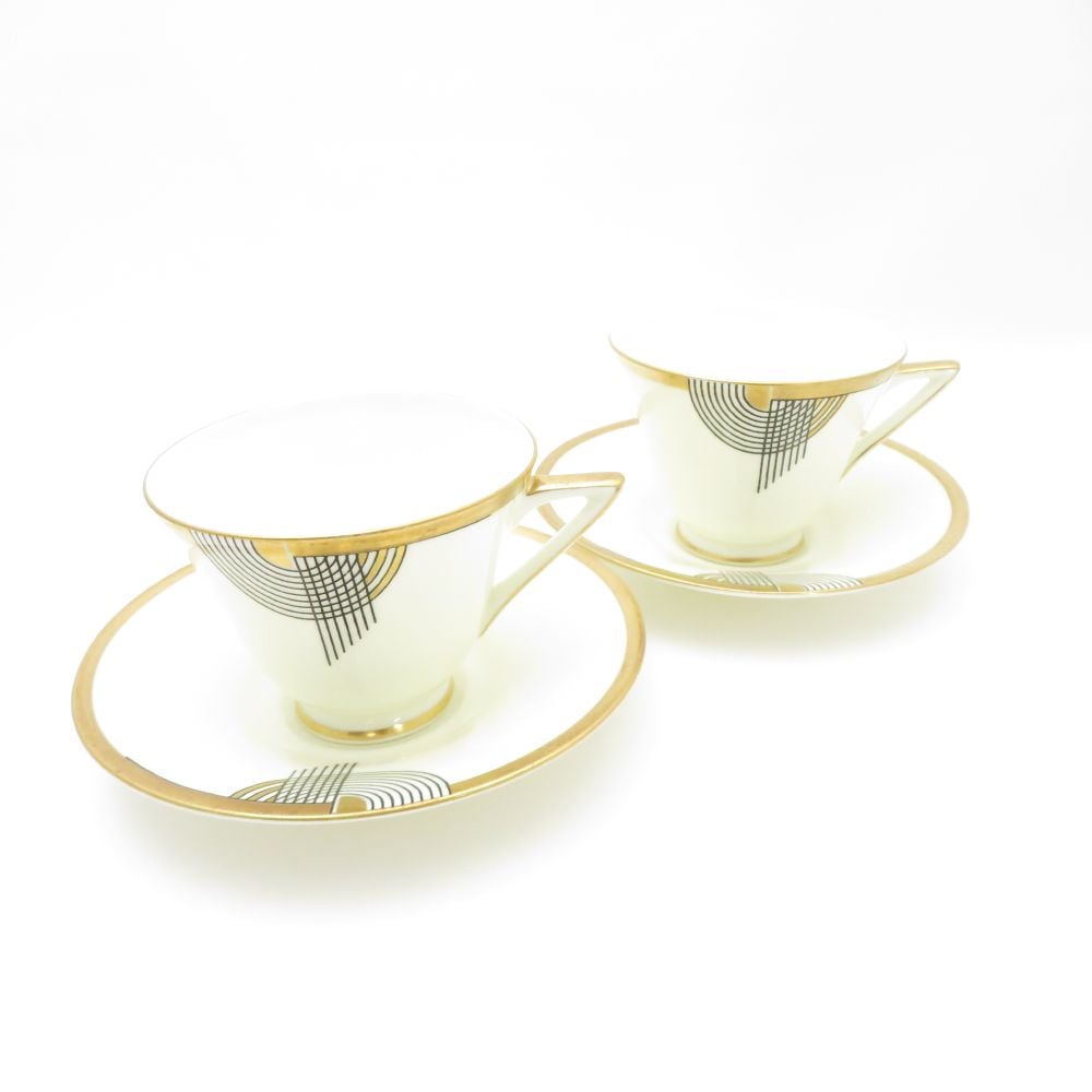 ROYAL DOULTON ロイヤルドルトン TANGO タンゴ カップ＆ソーサー 2客 ペア ヴィンテージ オールド レア 希少 SY12860C1 【中古】