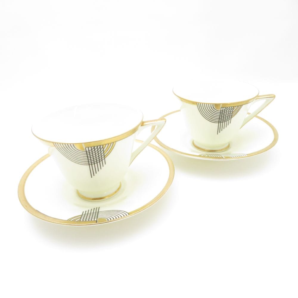 ROYAL DOULTON ロイヤルドルトン TANGO タンゴ カップ＆ソーサー 2客 ペア ヴィンテージ オールド レア 希少 SY12861C1 【中古】