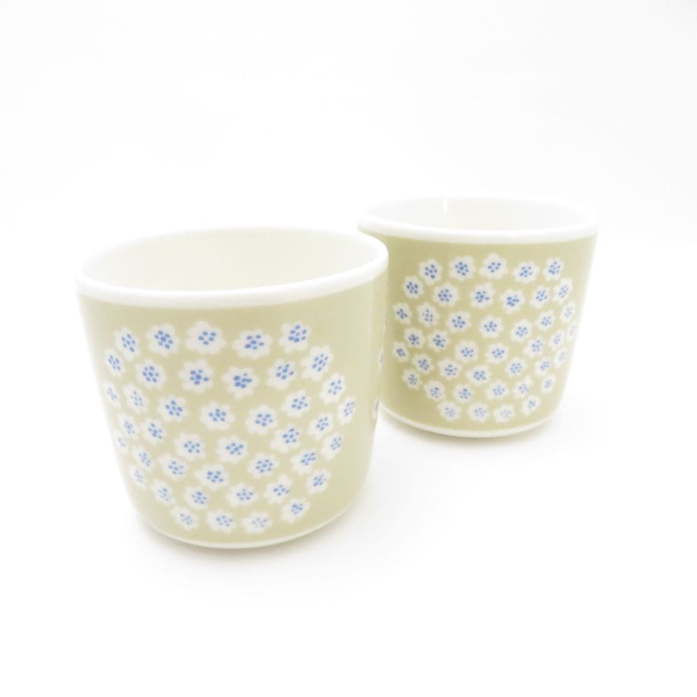 marimekko マリメッコ PUKETTI プケッティ ラテマグ 2点 ペア 日本限定 カップ コップ SC8387C1 【中古】