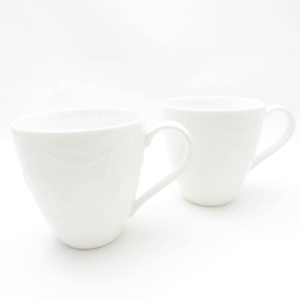 美品 TIFFANY＆Co. ティファニー ティファニーテラス マグカップ 2点 ペア コップ SC8433J2 【中古】