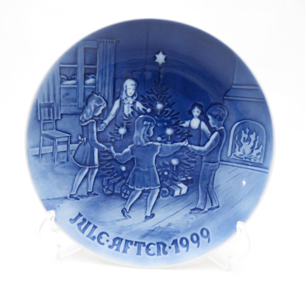 美品 B&G ビングオーグレンダール 1999年 イヤープレート ウォールプレート 飾皿 SY12902J2 【中古】