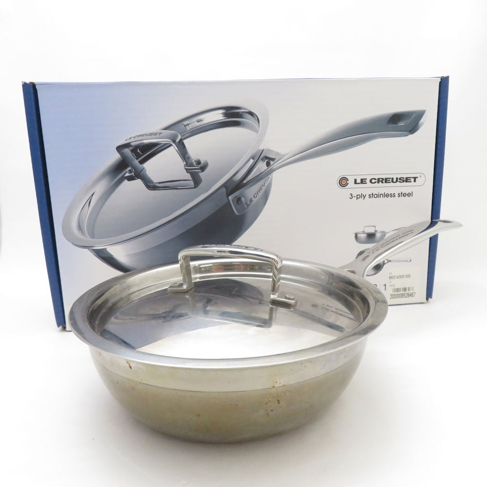 Le Creuset ルクルーゼ ノンスティックシェフパン ステンレススチール