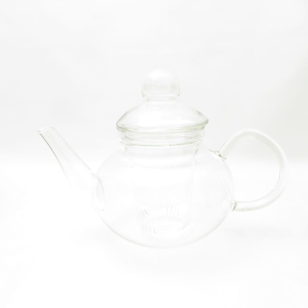 美品 JENAER GLAS イエナグラス ティーポット 耐熱ガラス 丸型 クリア ドイツ製 テーブルウェア SU12786G2 【中古】