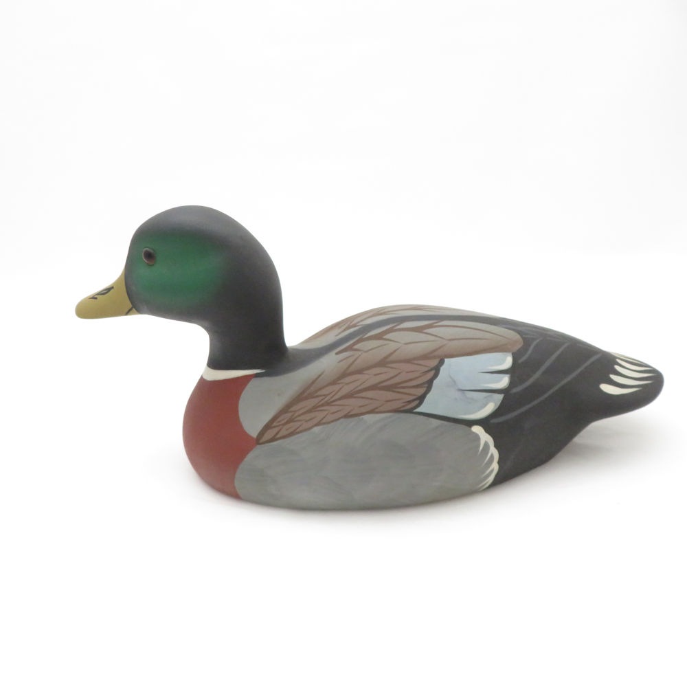 STONEY POINT DECOYS ストーニーポイントデコイ 1987 フィギュリン 鴨 鳥 置物 オブジェ USA ヴィンテージ SU12784V2 【中古】