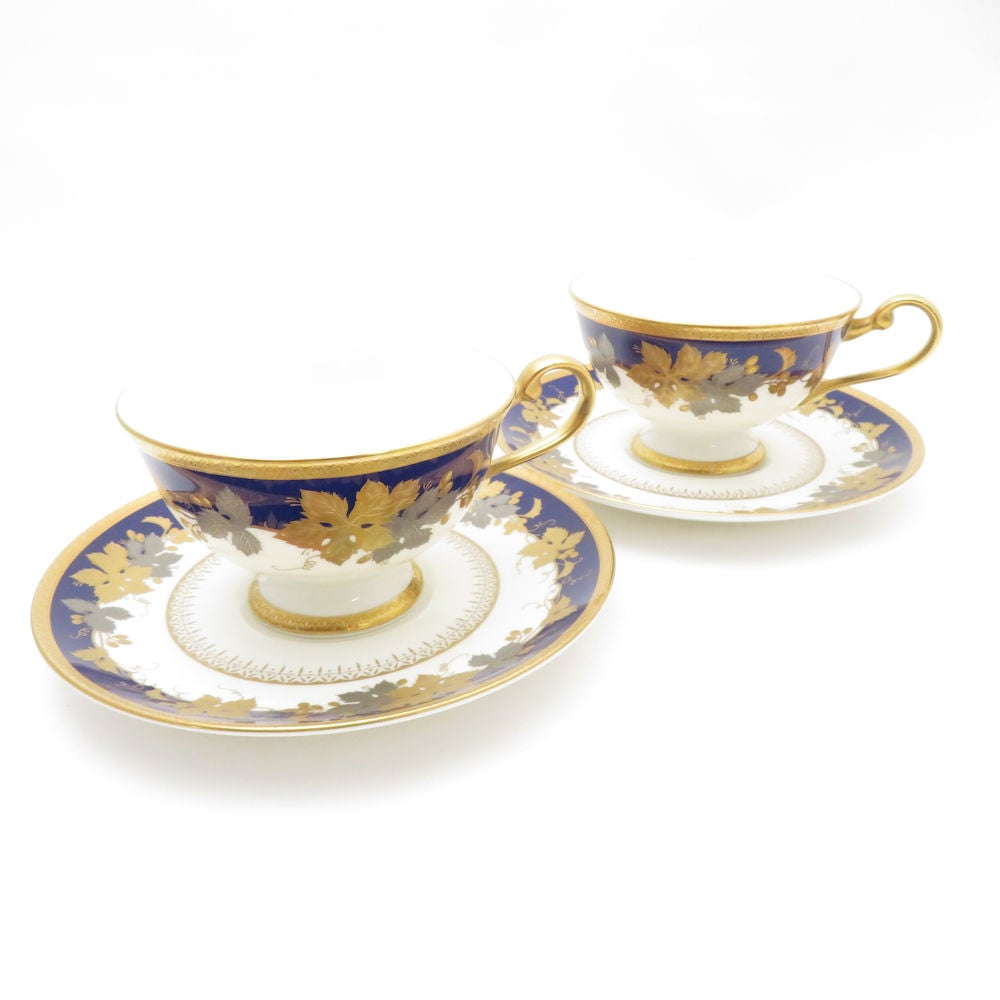 未使用 NARUMI ナルミ EXECUTIVE COLLECTION エグゼクティブコレクション カップ＆ソーサー 2客 ペア SC8441H1 【中古】