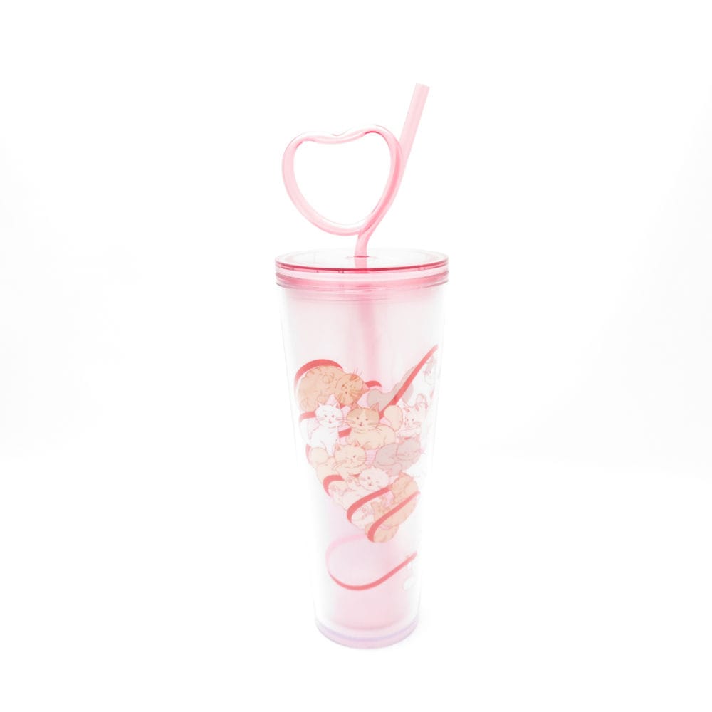 未使用 STARBUCKS スターバックス バレンタイン2025 コールドカップ 710ml 猫 ネコ スタバタンブラー コーヒー SU12803G1 【中古】