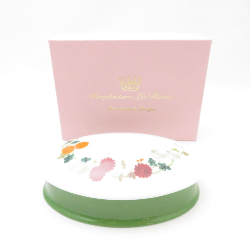 未使用 Limoges リモージュ HAYASHIBARA ARTS MINT 林原美術ミント 小物入れ La Reine ラレーヌ SY12933K1 【中古】