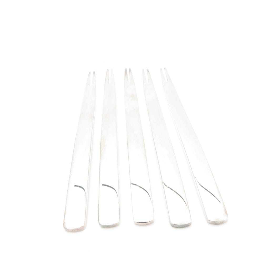 Christofle クリストフル デザートピック 5点 セット カトラリー 銀製 ケーキ SU12867S2 【中古】